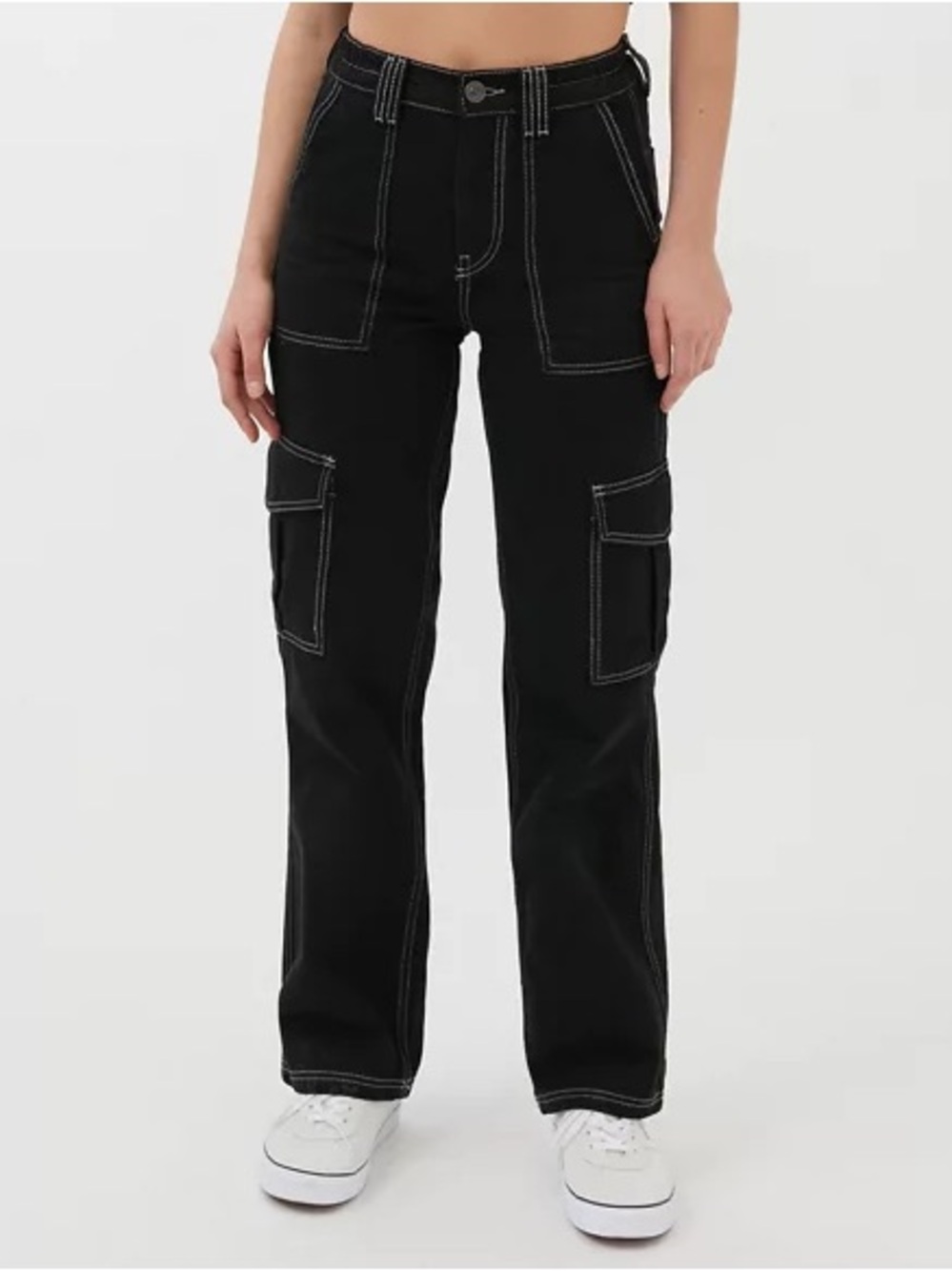 URBAN OUTFITTERS BDG contrast-stitch cargo pants/jeans - Size 31 - Picture 8 of 8